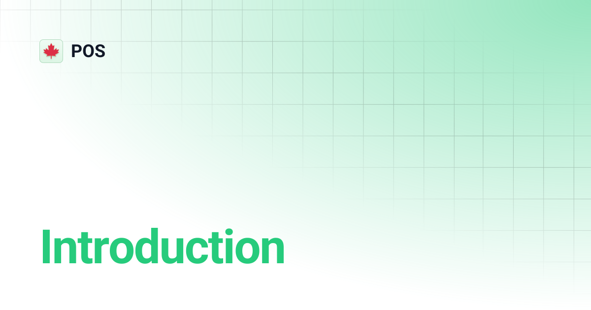Introduction | POS